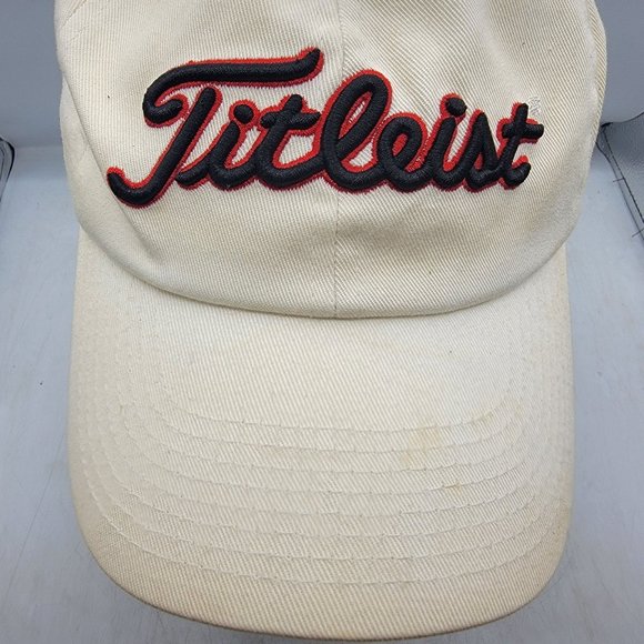 Titleist Beige Golf Hat Fitted Large XL Casual Outdoors Comfort Summer - Picture 4 of 8